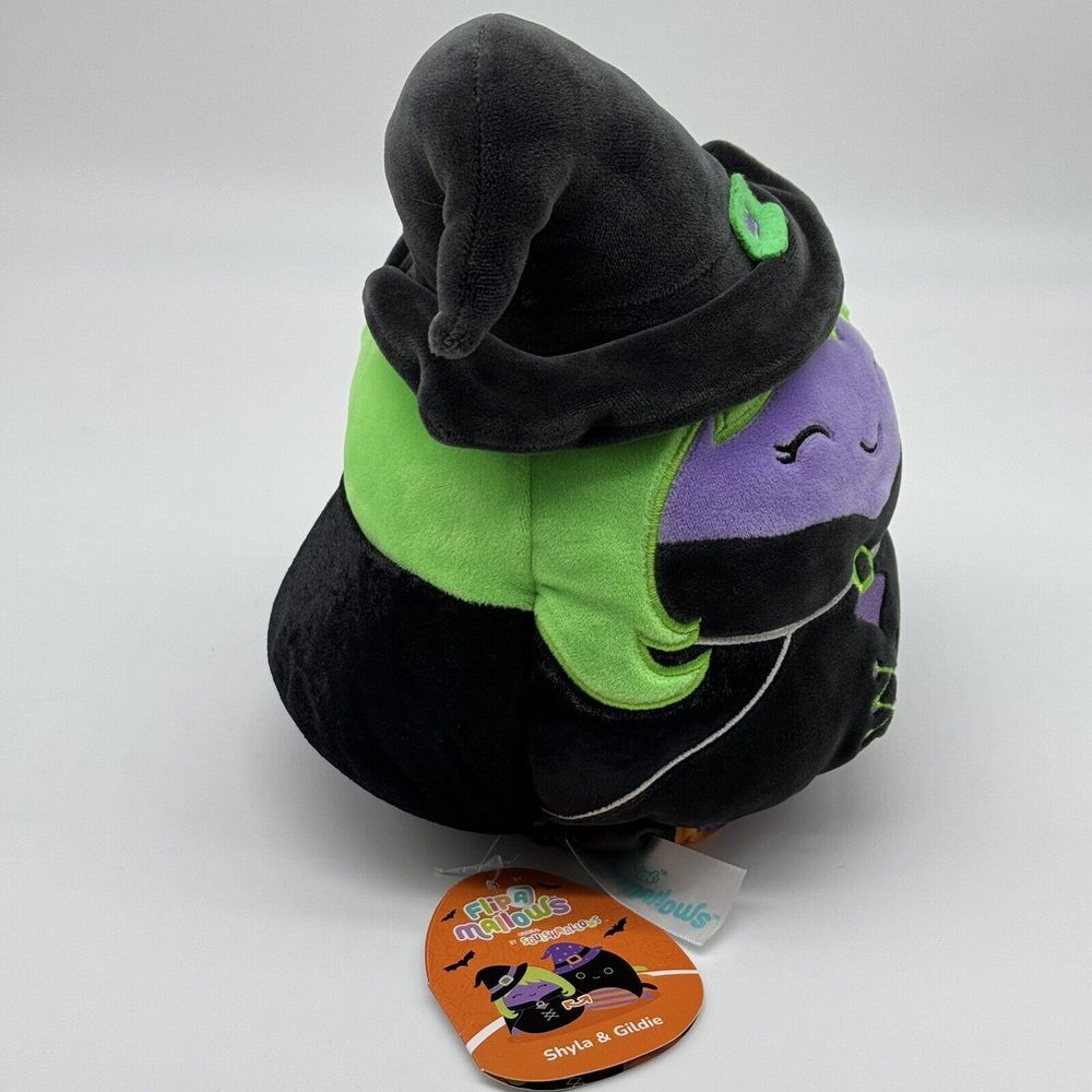 Squishmallows Flipamallow 2in1 Shyla Witch Flip To Gildie Spider Plush NWT 2022 - Picture 4 of 16